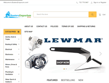 Tablet Screenshot of boatersemporium.com